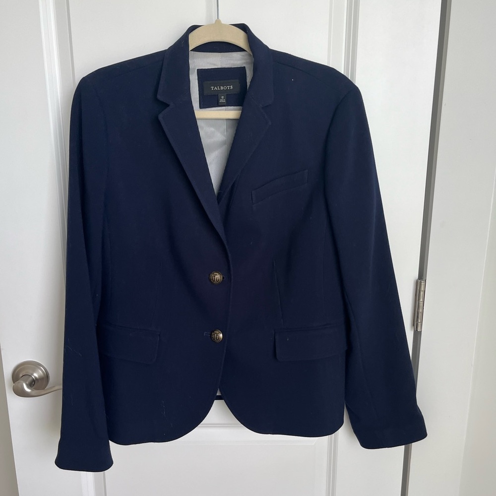Talbots Women's Navy Blazer, dress up or down!